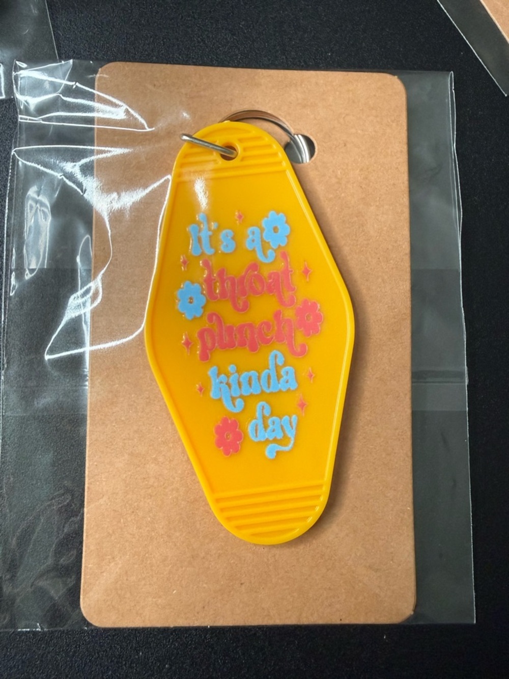 Funny Retro Motel style keychain